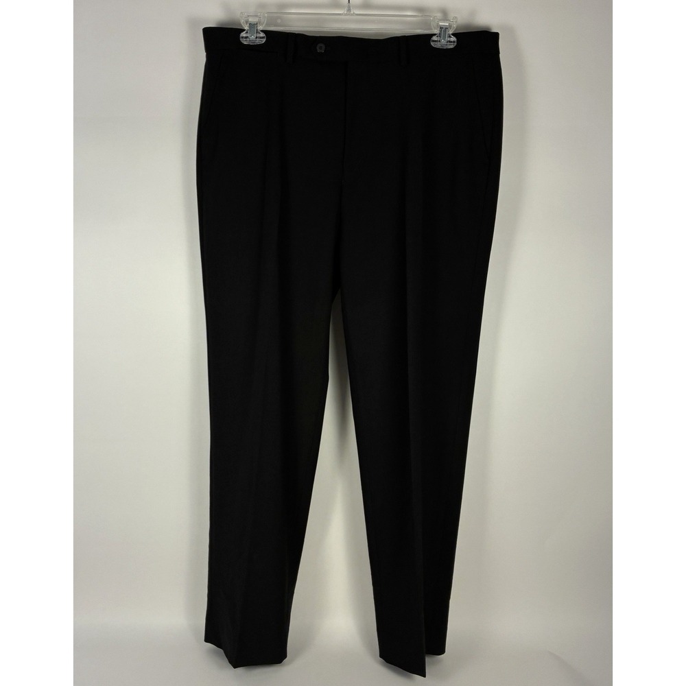Nautica Men's Black Dress Pants Size 38 NWT Modern Fit Suit Trousers NA000277